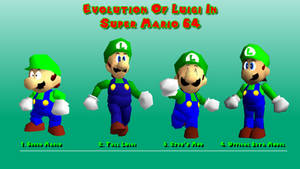 Evolution Of Luigi In Super Mario 64