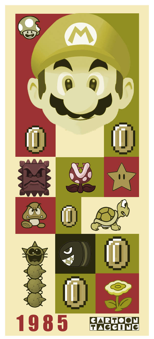 Super Mario Poster by InkyTheCartoonist on DeviantArt