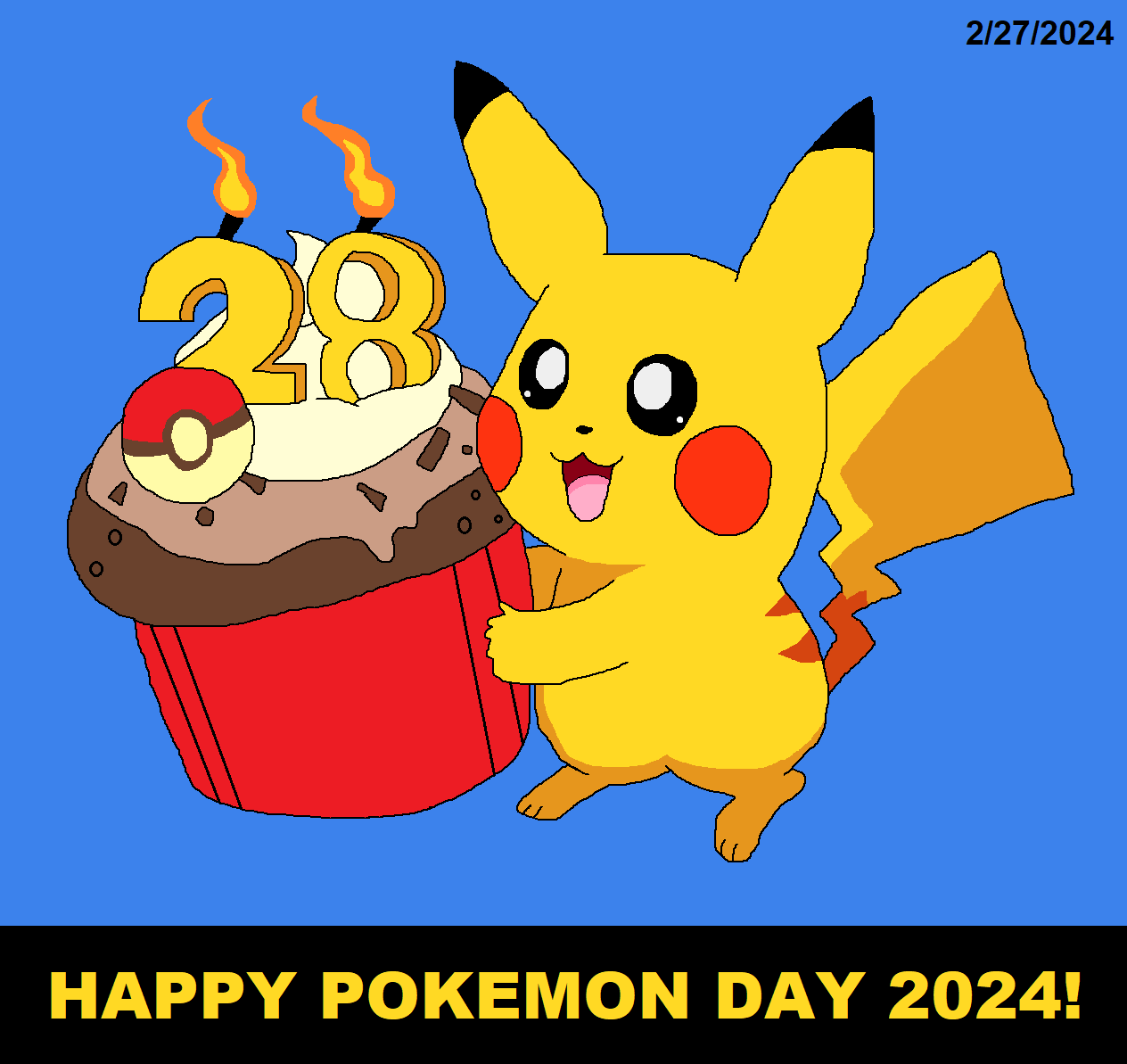 Happy Pokemon Day 2024! by KRBProductions on DeviantArt