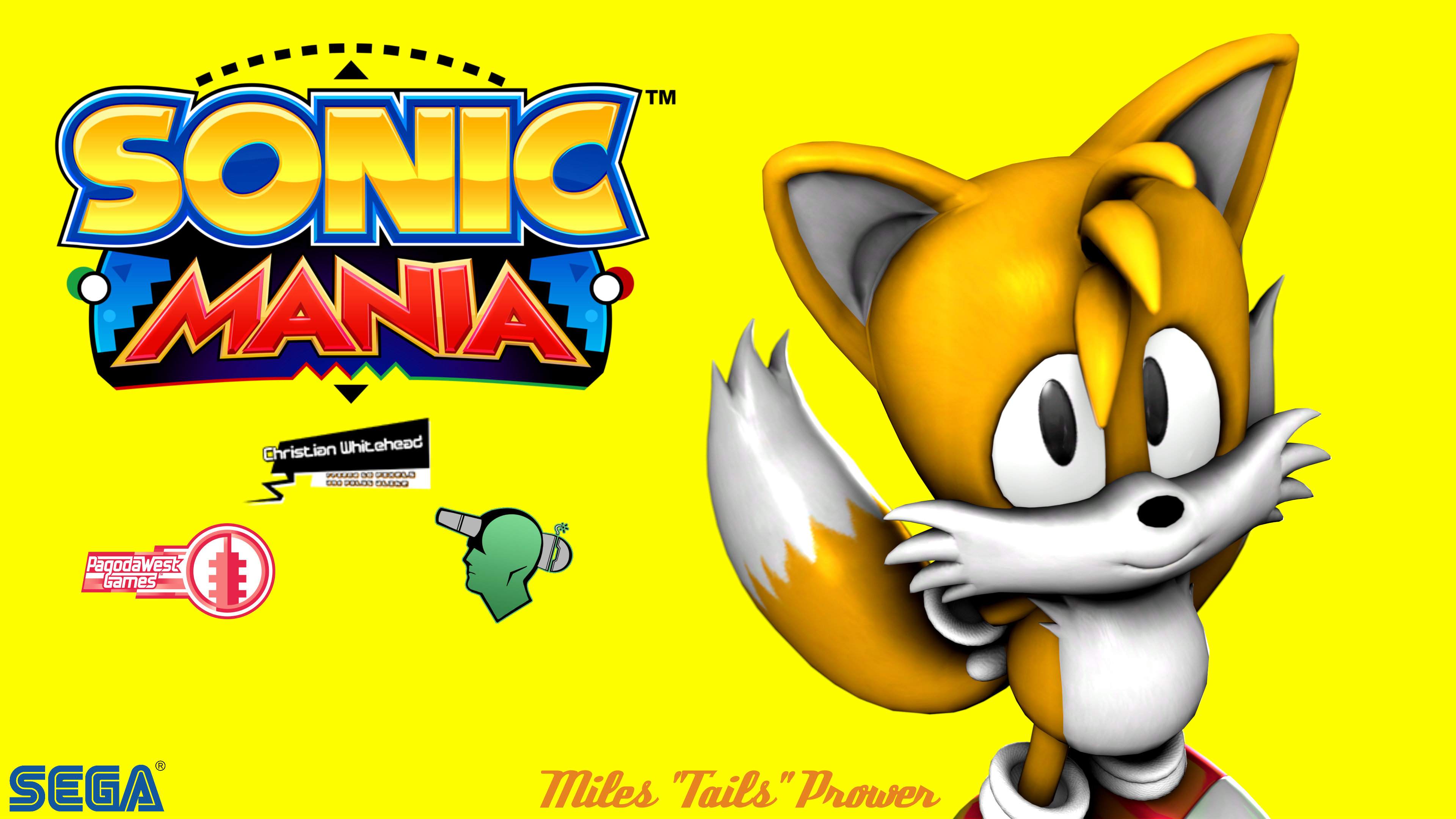 Sonic Mania Wallpaper (Tails)