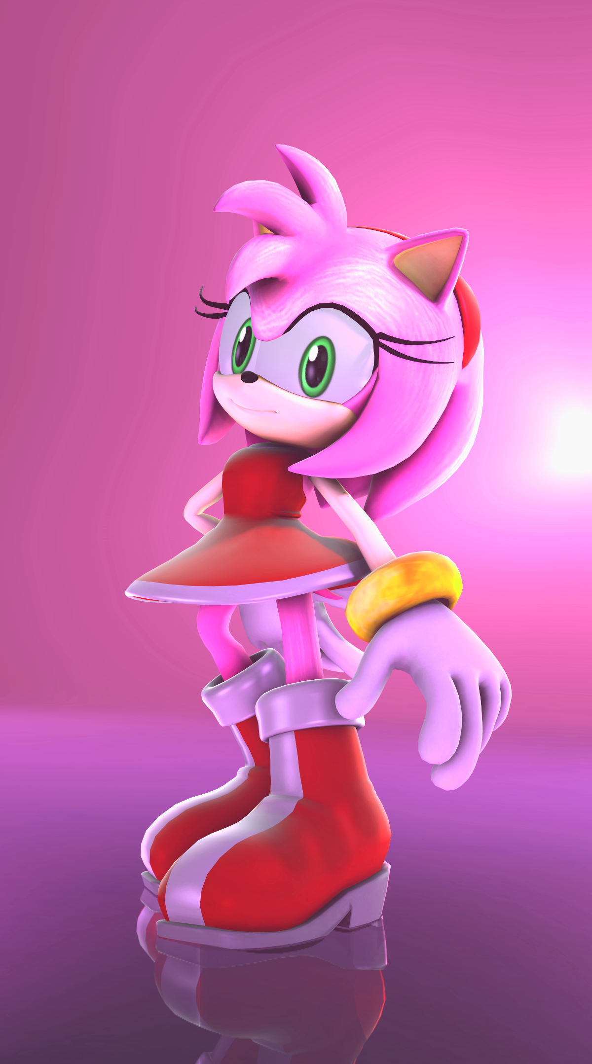 Sonic Portrait Series - Amy by G-ManMobius on DeviantArt