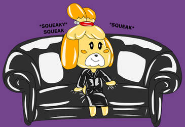 Isabelle's Leather Couch 