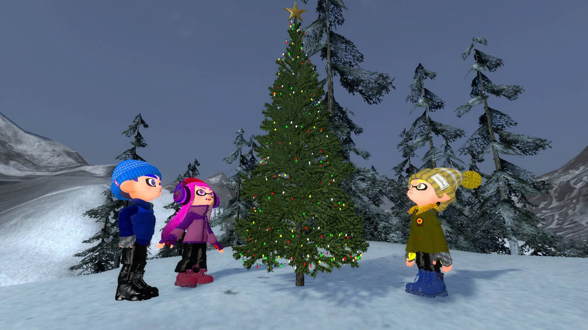 Splatoon - Christmas Tree by USAdude on DeviantArt