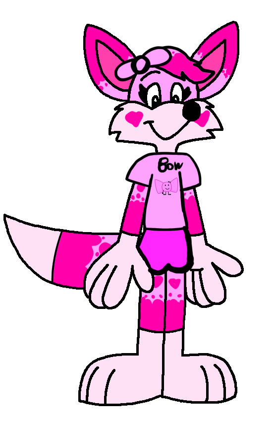 Pink Wolf Girl! (Fix) by kittycatkawaii20 on DeviantArt