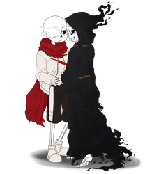 Reaper human x geno human by chicaosito on DeviantArt