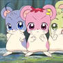 Doremi, Aiko and Onpu Hamsters TF