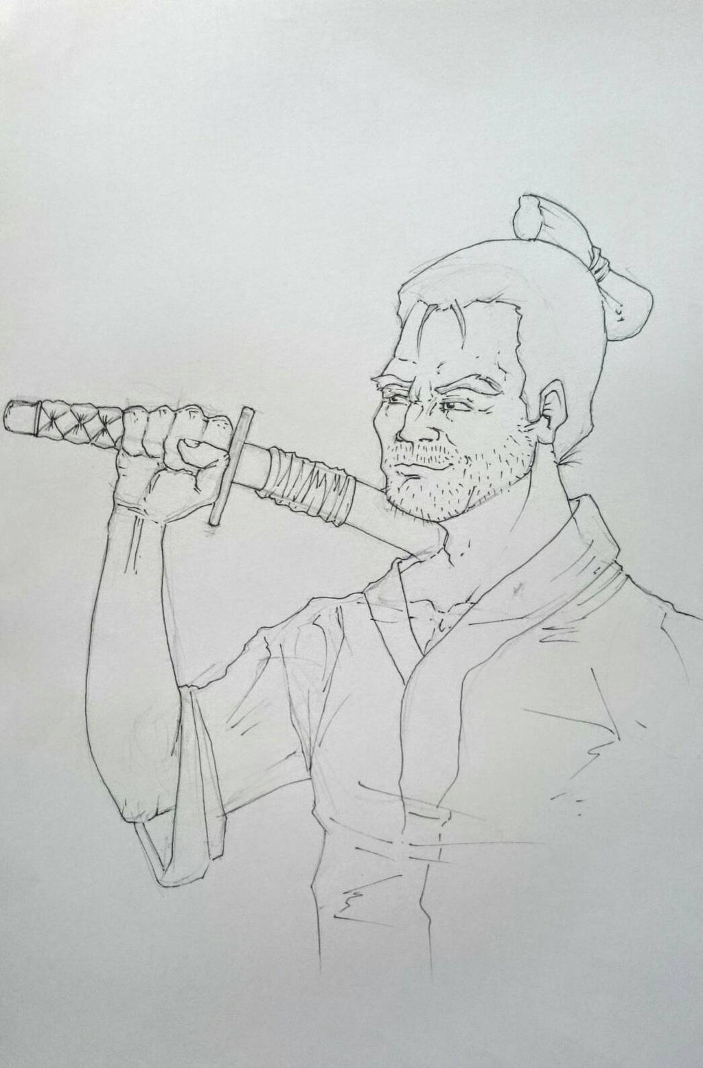 Ronin sketch by hugofb87 on DeviantArt