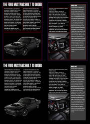 Ford Mustang inDesign project