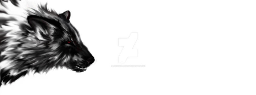 Wolf banner by Baskerville-Hound on DeviantArt