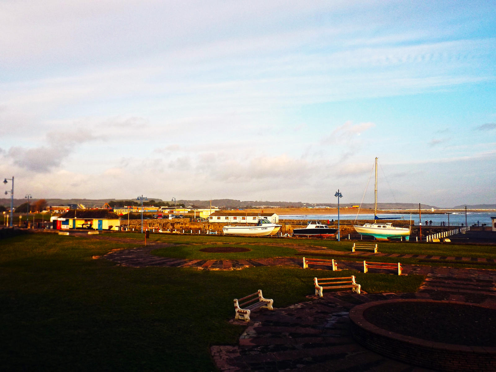 Porthcawl Town Harbour View February 2012