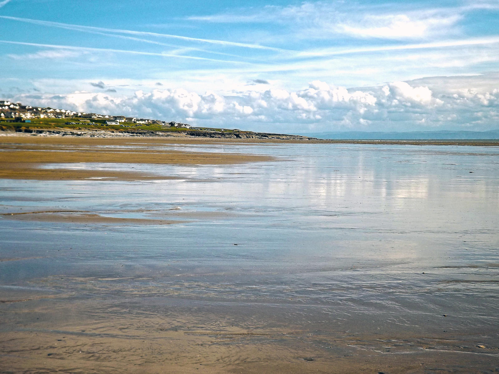 Blue Skies Overlooking Ogmore Beach June 2012