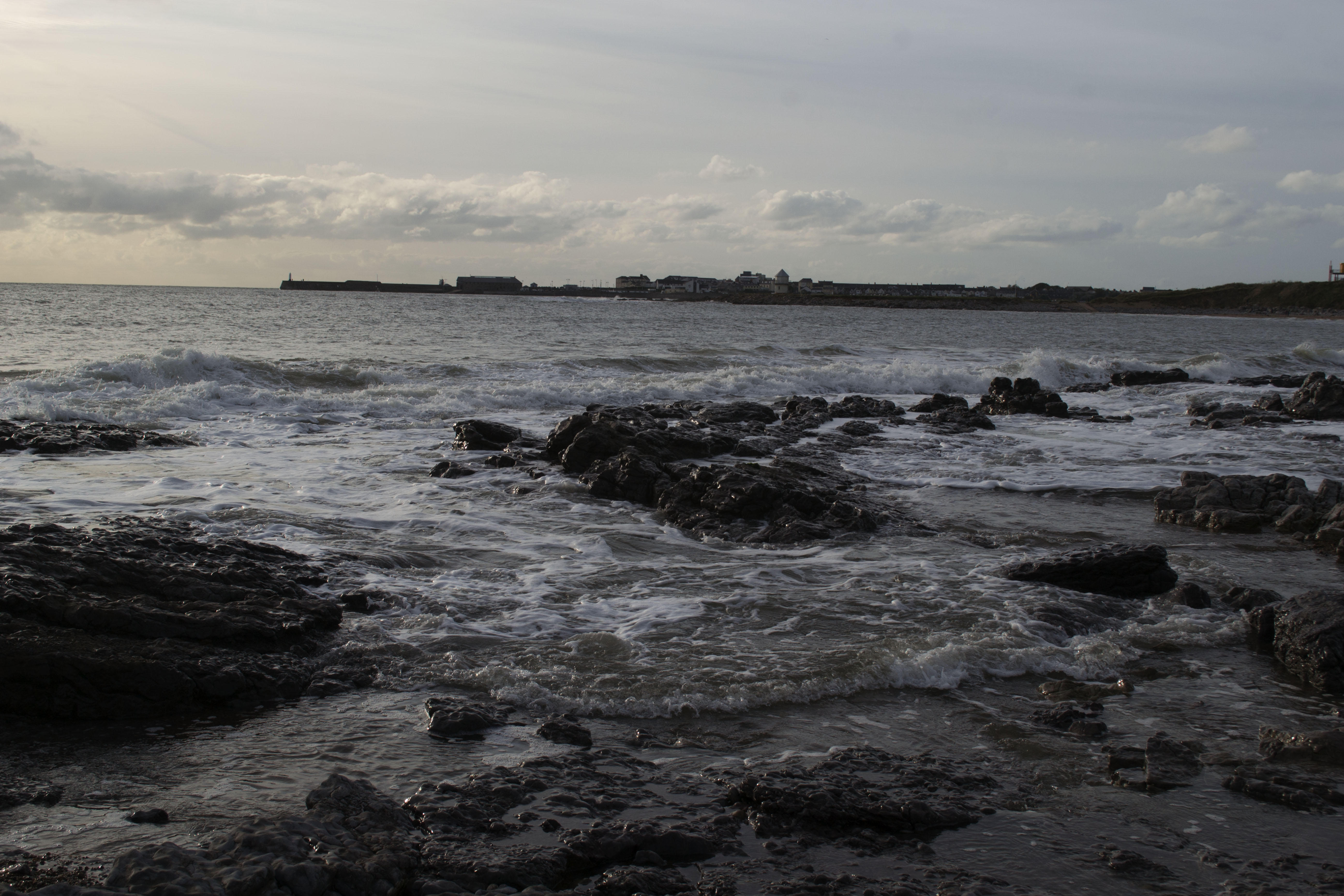 High Tide at Trecco Bay Beach Oct 2015