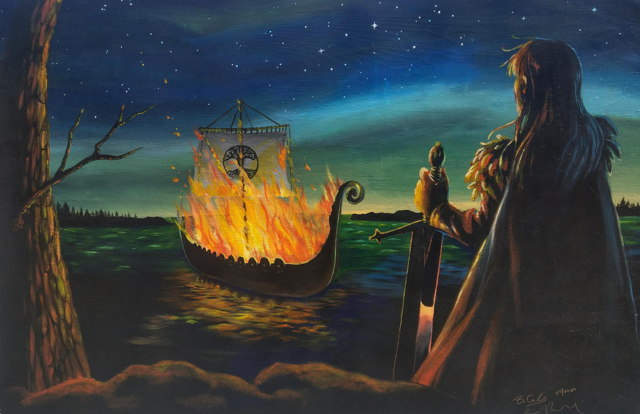 Viking Funeral Ranger Viking Funeral by Mouzly on DeviantArt