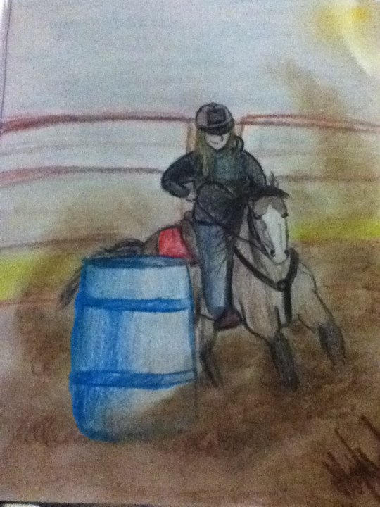 Barrel Racing by HMCdivinecolour on DeviantArt