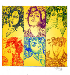 Billie Joe pop art style