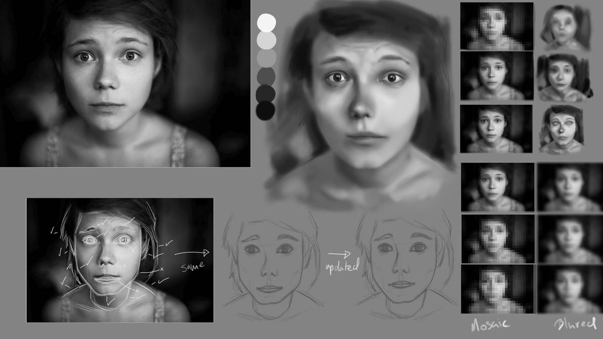 Female face study by Ohjin on DeviantArt