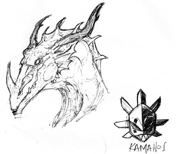 Some generic dragon sketch by monstah on DeviantArt