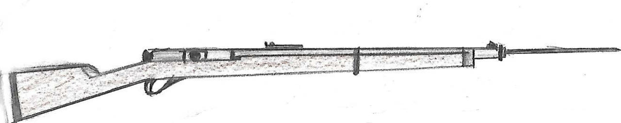 Earliest Rifle Drawing Early bolt action rifle by XxPANZERlKE on DeviantArt