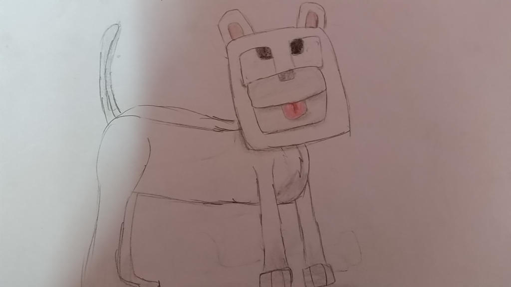 Little minecraft wolf by MCStevebrine12 on DeviantArt