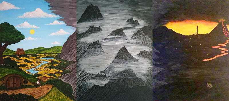 Middle Earth Triptych