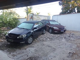 My Corolla + dad's Fielder (3)