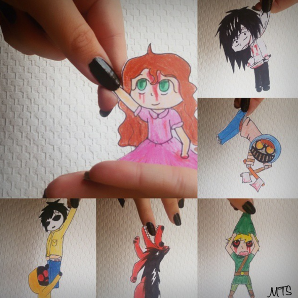 Người hâm mộ của Chibi Creepypasta sẽ được hài lòng với bức ảnh mới nhất từ Michelle-MTS DeviantArt vào năm