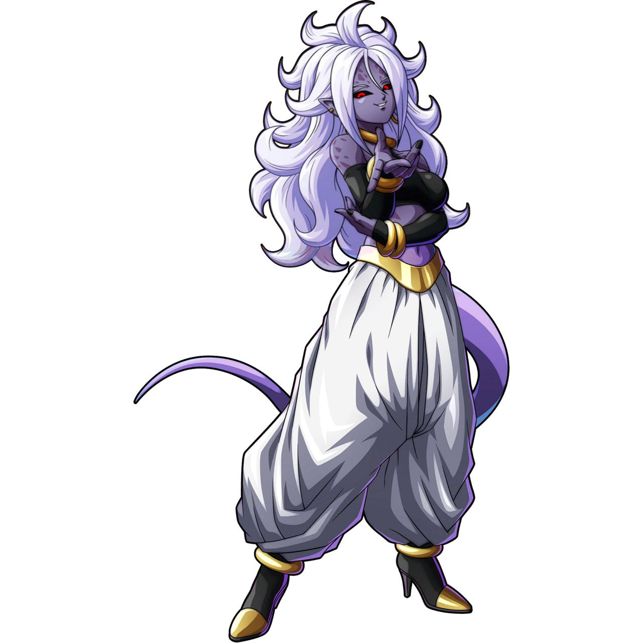 Android 21 (Evil) Majin Form Cell Absorbed by MultiversePalooza on ...