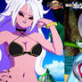 Android 21 (Evil) And Towa-YOU CANNOT RESIST US