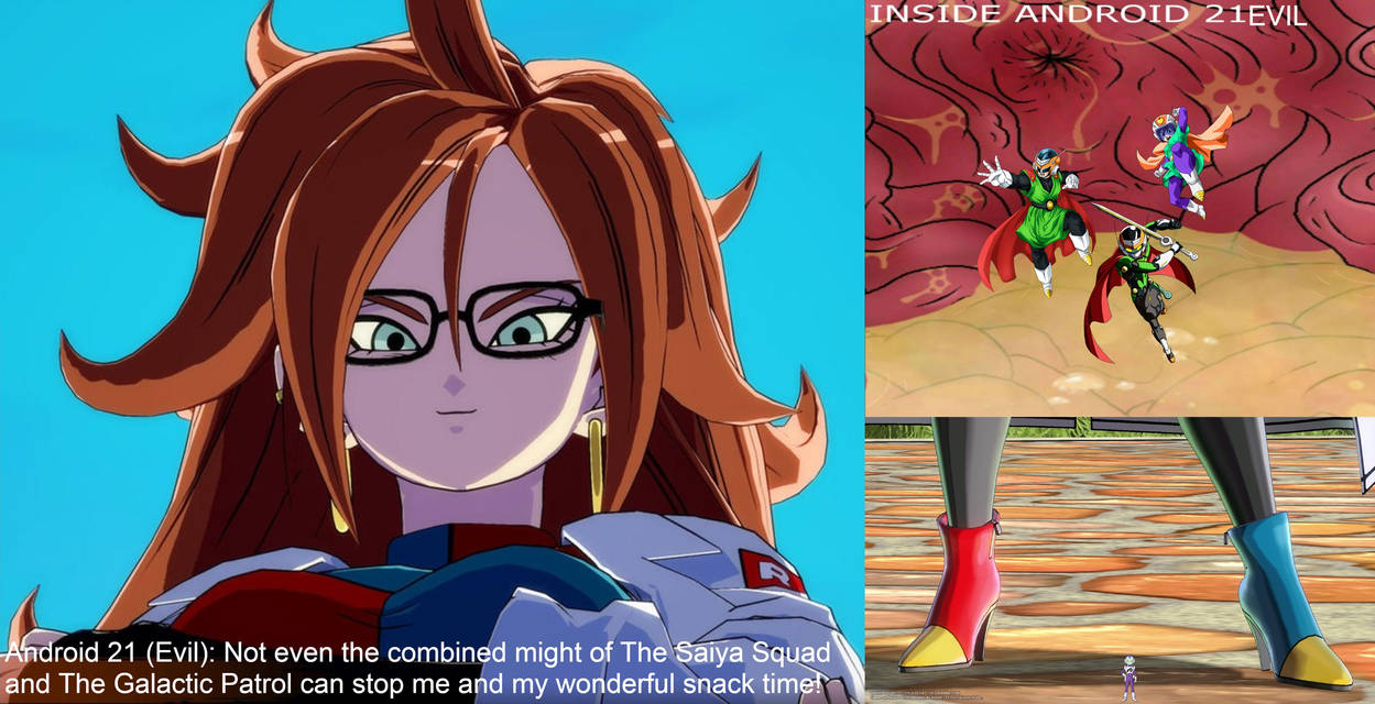 Evil Android 21's Super Hero Snacks by MultiversePalooza on DeviantArt