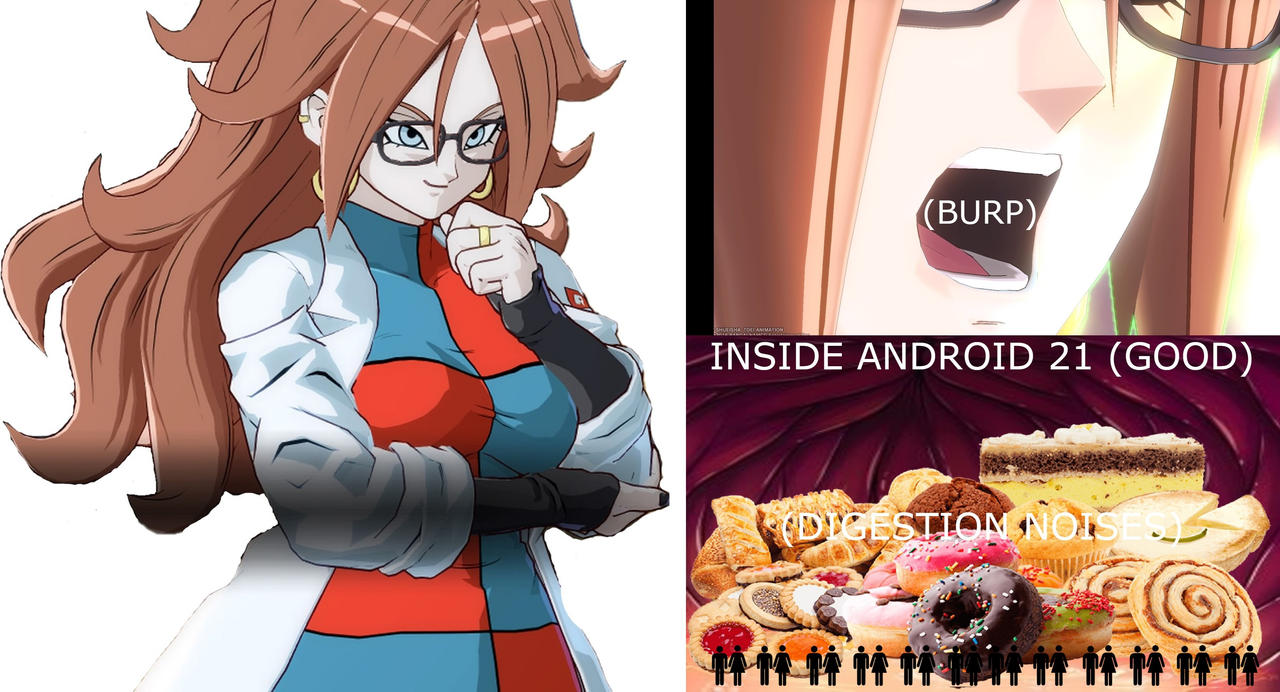 Android 21 (Good) Eats Sweets And People 01 by MultiversePalooza on ...