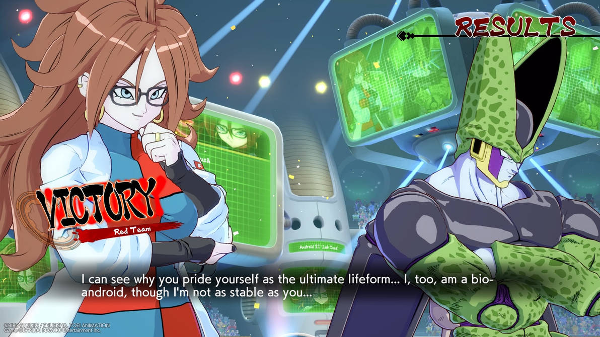 Android 21 (Lab Coat) Teams Up With Cell by MultiversePalooza on DeviantArt