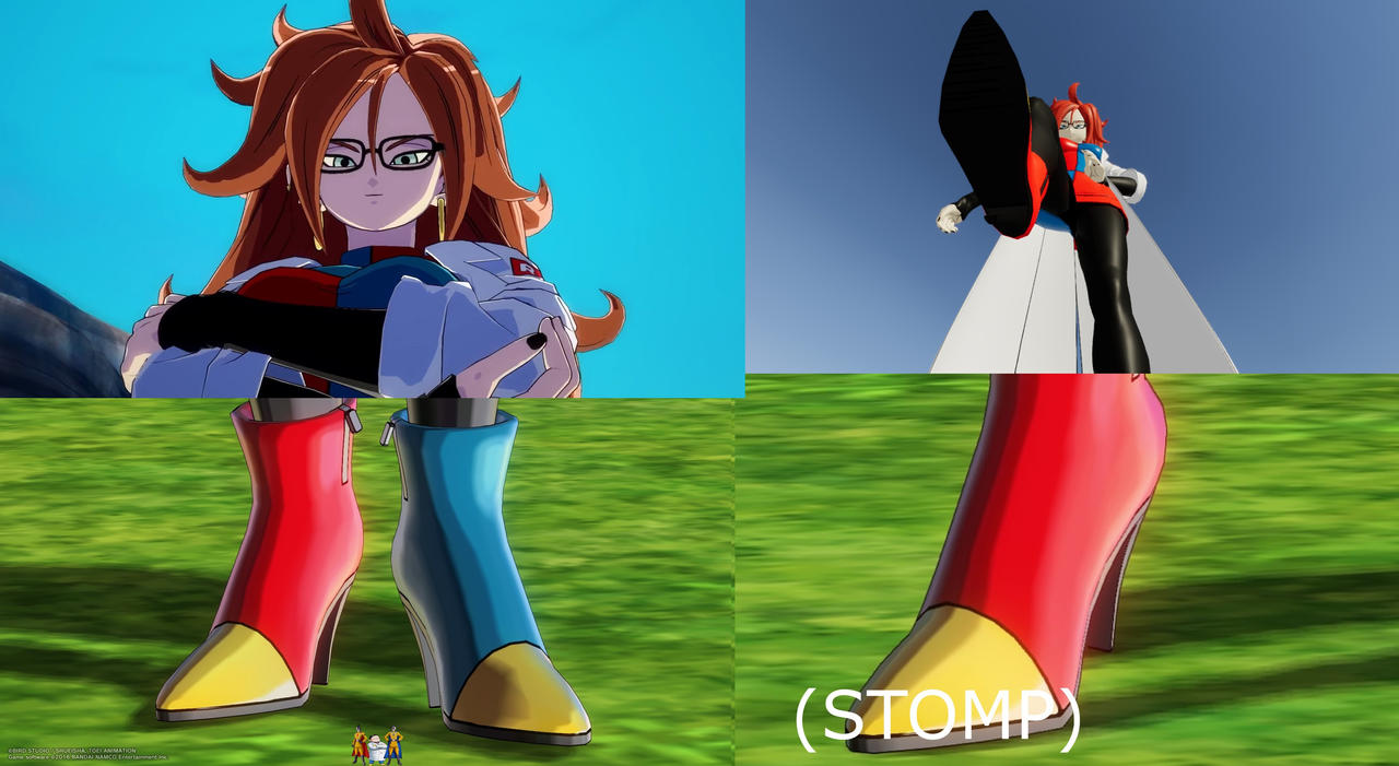 Android 21 (Evil) Steps On Dr Hedo Gamma 1 And 2 by MultiversePalooza ...