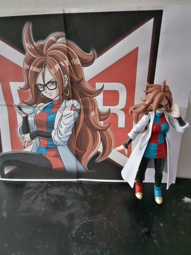 21 Figure Post Android 21 (Lab Coat) Figure 05 by MultiversePalooza on DeviantArt