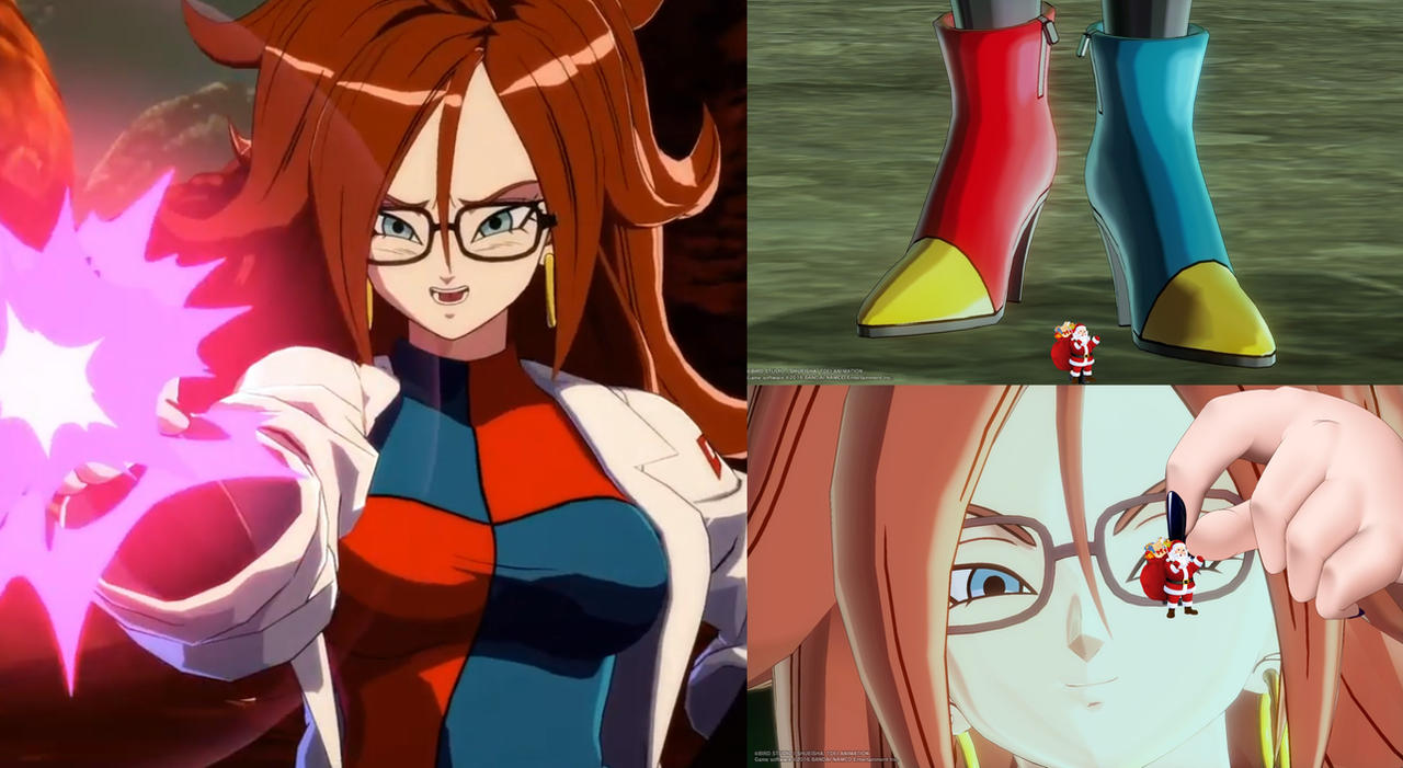 Android 167 Android 21 (Evil) Shrinks And Captures Santa 01 by MultiversePalooza on ...
