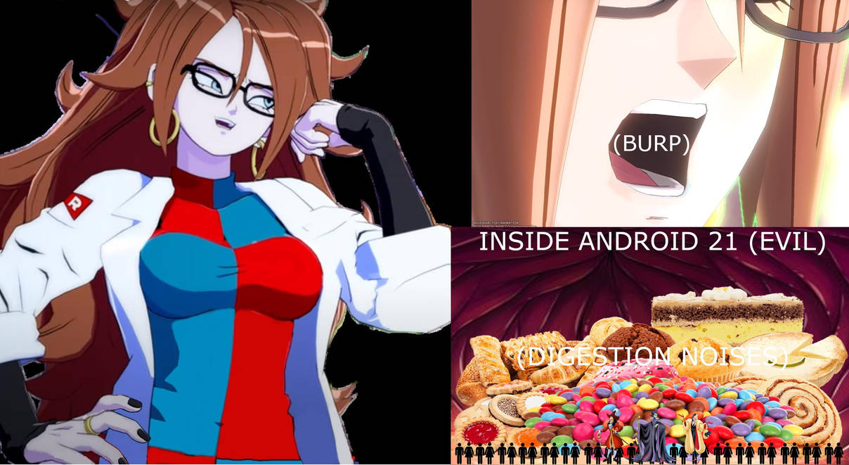 Android 21 (Evil) Digests Disney Villains 01 by MultiversePalooza on ...