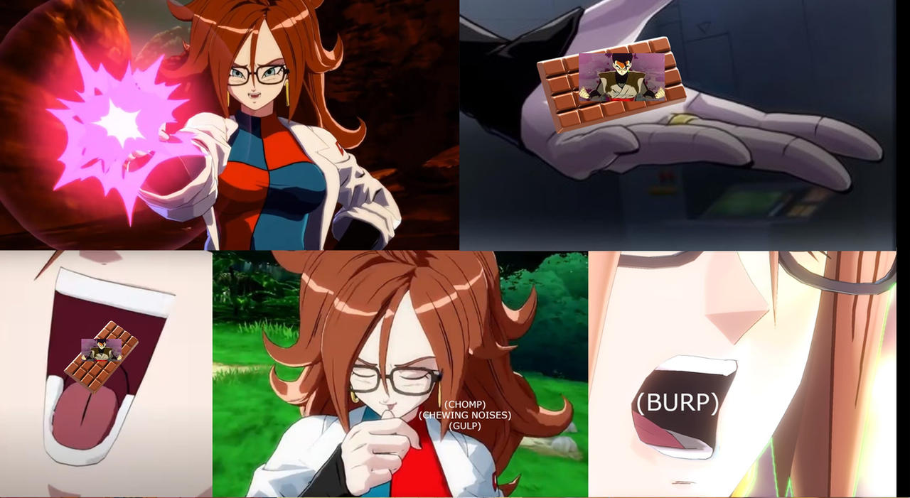 Android 21 (Evil) Eats Ultimate Gohan Black 01 by MultiversePalooza on ...