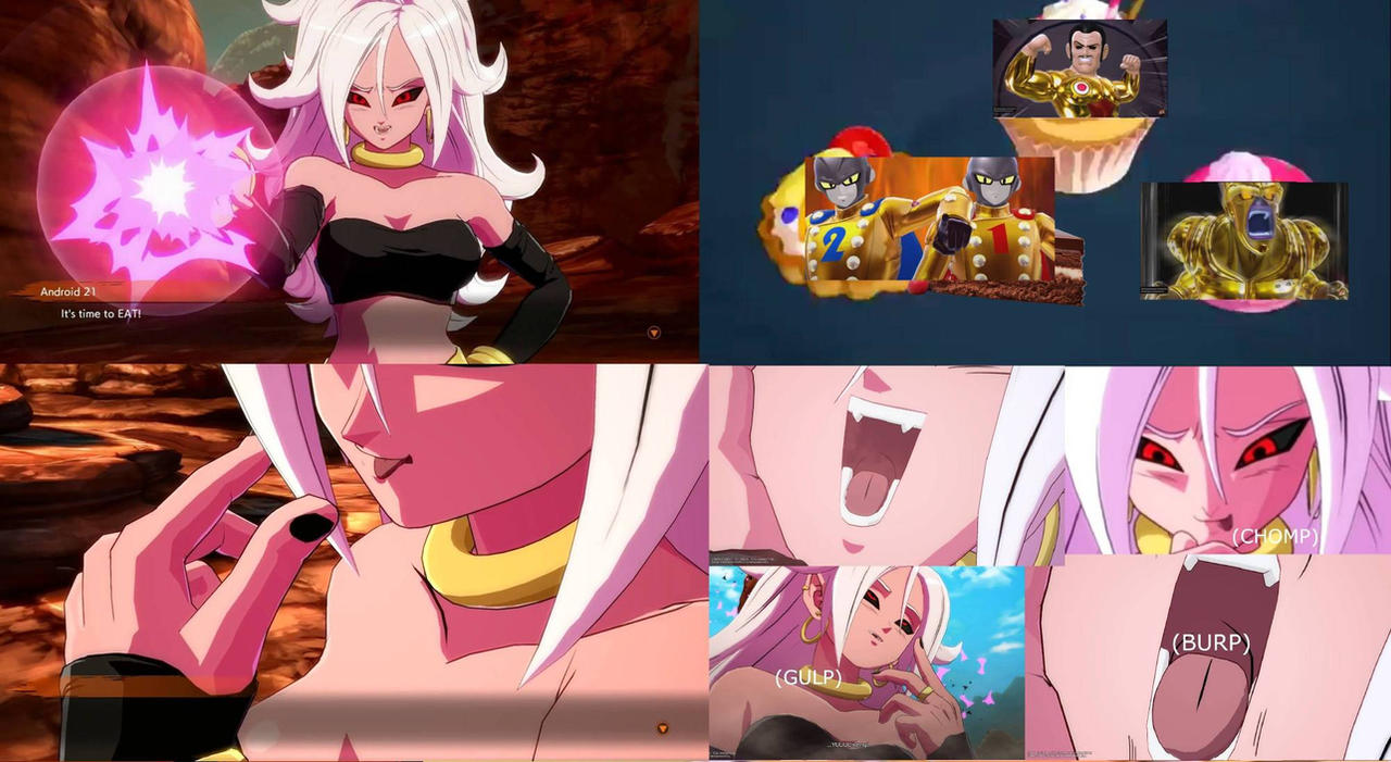Android 21 (Evil) Eats The New Raiders 02