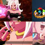 Android 21 (Evil) Eats The Deadly Six