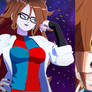 Android 21 (Evil) Eats Multiple Galaxies