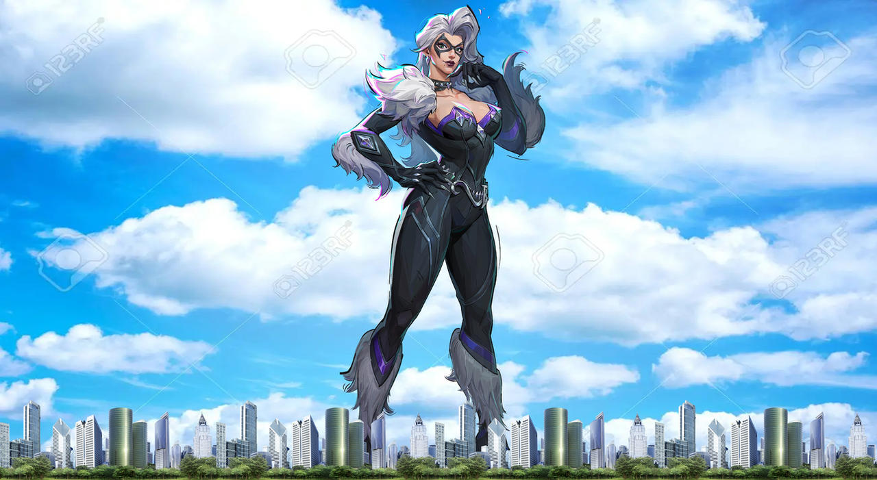 Giantess Black Cat