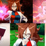 Android 21 (Evil) Eats Super Saiyan 4 Goku (Daima)