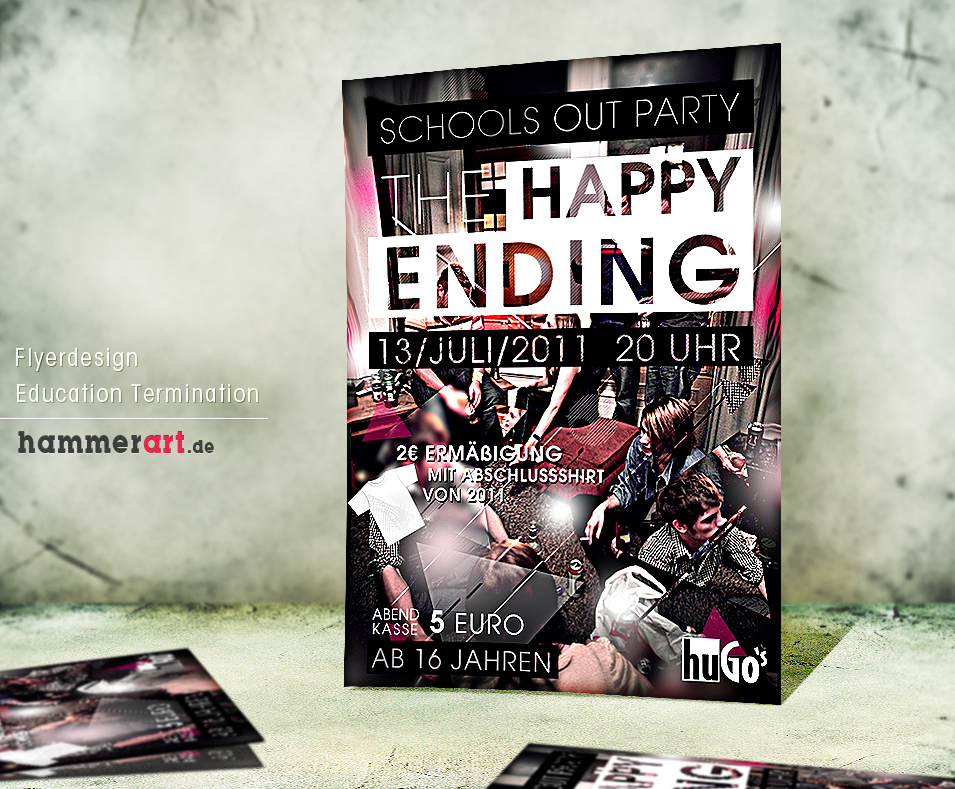 The Happy Ending - Flyerdesign