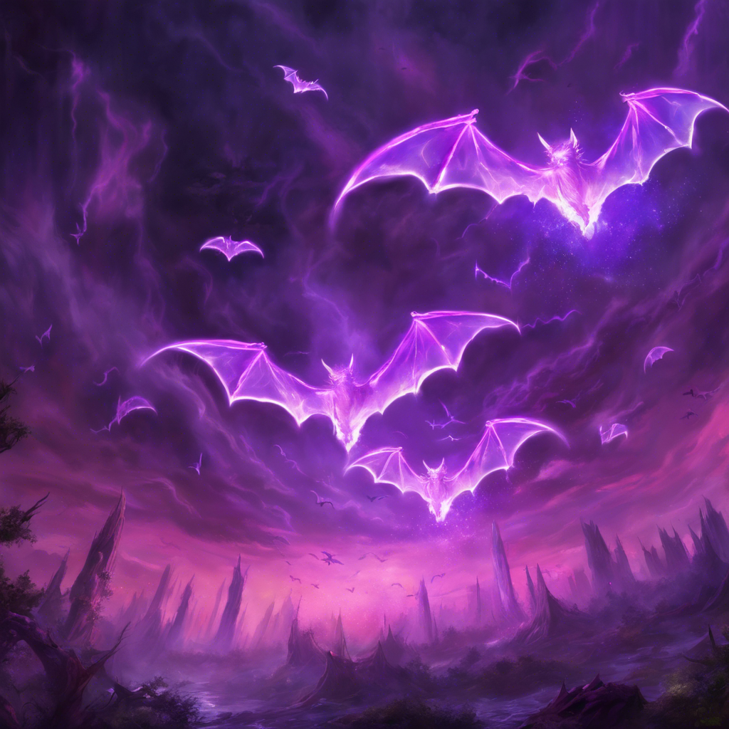 Colorful Bats Deviantart Glow bats Pt.2 by DaWulf88 on DeviantArt