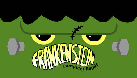 Frankenstein Computer Repair Business Card