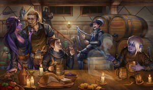 A party in a tavern, commission #48