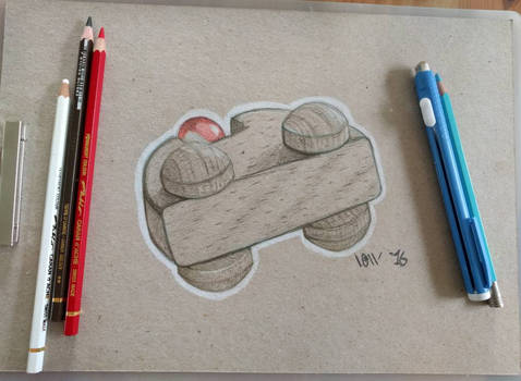 Wooden toy car