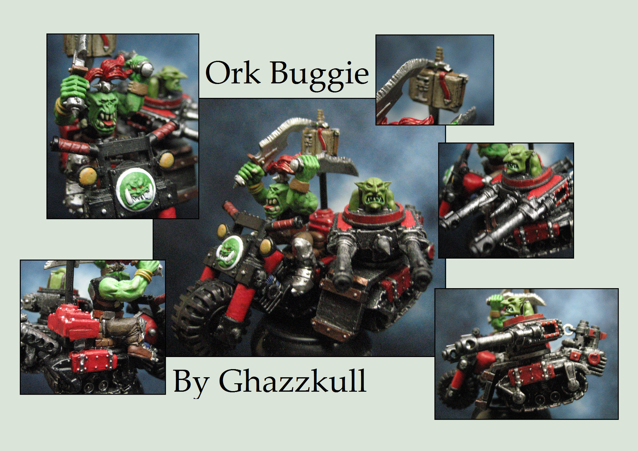 Scratch-built Ork Buggie