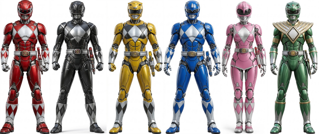 Team Rangers Robot Robo-Rangers by Eeveebaby21 on DeviantArt