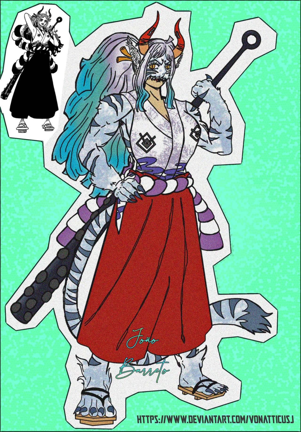 Yamato on Byakko theory hybrid form by VonAtticusJ on DeviantArt
