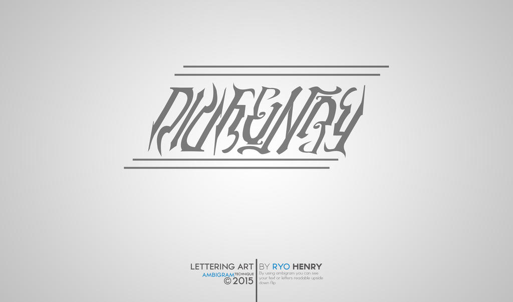 Ambigram by Henry-Ryo-87 on DeviantArt
